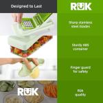 RüK 10-in-1 Veggie Chopper with 6 Blades