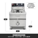 Waring 10lb Heavy-Duty Deep Fryer for Favorites