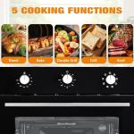 24" Electric Wall Oven with 5 Cooking Functions