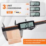 HARDELL Rechargeable Digital Caliper with LCD Screen