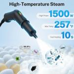 Adjustable Steam Cleaner with 10s Heat-Up Time