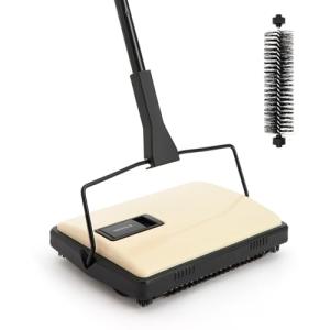 Yocada Lightweight Manual Carpet Sweeper for Home