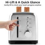 CUSIMAX 4 Slice Extra-Long Toaster with 9 Settings