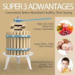 Fruit Cider Wine Press - 3.17 Gallon Blue