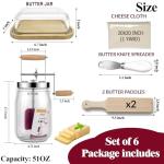 Wooden Hand-Crank Butter Churn Kit