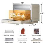 CIARRA 12-in-1 Steam Oven and Air Fryer Combo
