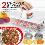 8-in-1 Vertical Vegetable Chopper & Slicer