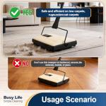 Yocada Lightweight Manual Carpet Sweeper for Home
