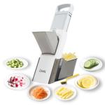 Adjustable Mandoline Slicer with Draining Basket