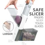 Adjustable Mandoline Slicer with Draining Basket