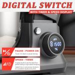 CUSIMAX 5-Quart Stand Mixer with Timer and Attachments