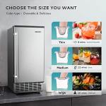 EUHOMY 15" Under Counter Ice Maker Machine