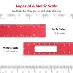 Draxzor 3-Piece Adjustable Measuring Ruler Set