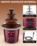 3-Tier Chocolate Fountain for Fondue Fun