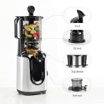 DUMOS Cold Press Juicer with Wide Feed Chute