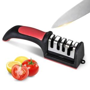 4-in-1 Knife Sharpener for Chef Knives & Scissors