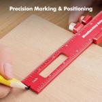 Draxzor 3-Piece Adjustable Measuring Ruler Set