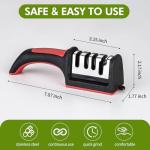 4-in-1 Knife Sharpener for Chef Knives & Scissors