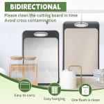 Double-Sided Stainless Steel Cutting Board with Handle