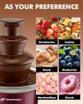 3-Tier Chocolate Fountain for Fondue Fun