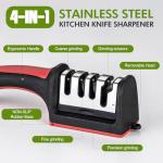 4-in-1 Knife Sharpener for Chef Knives & Scissors