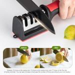 4-in-1 Knife Sharpener for Chef Knives & Scissors