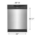Frigidaire 24" Built-In Dishwasher with 14 Place Settings