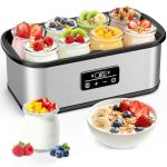 Digital Yogurt Maker with 8 Glass Jars