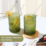 Vintage Hobnail Glass Drinking Glasses Set of 6