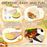 Tortilla Sealer and Crimper for Tacos and Quesadillas