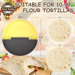 Tortilla Sealer and Crimper for Tacos and Quesadillas