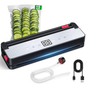 QUWRI Portable Vacuum Sealer with Rechargeable Battery