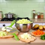 Green Cabbage Shredder and Vegetable Cutter Set