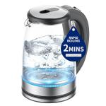 2L Electric Glass Kettle with Auto Shut-Off