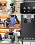 AMZCHEF Espresso Machine with Grinder, 20 Grind Settings