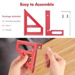 Draxzor Mini 3D Measuring Ruler for Woodworking