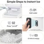 Portable Nugget Ice Maker - Makes 24lbs Daily
