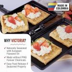 Victoria Preseasoned Cast Iron Panini Maker