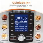 OLIXIS 8.45QT Electric Pressure Cooker with 24 Functions