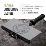 Victoria Preseasoned Cast Iron Panini Maker