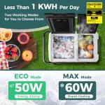 COSTWAY Portable Dual-Temperature Car Refrigerator