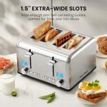 Roter Mond Stainless Steel 4-Slice Toaster