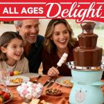 Mini Chocolate Fountain Machine for Parties, 22 Oz