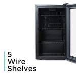 BLACK+DECKER 2.4 Cu. Ft. Beverage Cooler Fridge