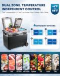 Kohree 53 Quart Dual Zone Car Refrigerator