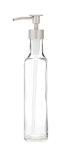 French Glass Soap Dispenser with Metal Pump