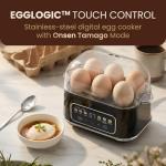 Elite Gourmet Digital Egg Cooker, 6 Egg Capacity