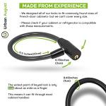 Child-Proof Refrigerator Locks for French Doors - 2 Pack