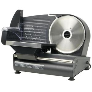 Electric Meat Slicer with Adjustable Thickness Blade
