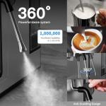 20-Bar Espresso Machine with Milk Frother, 45oz Tank